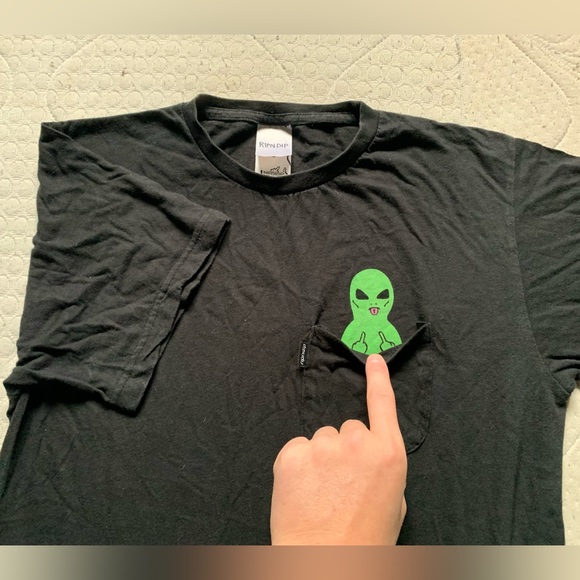 Rip N Dip Men’s M Alien T shirt - Picture 2 of 3